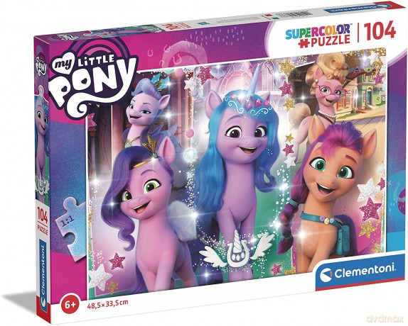 CLEMENTONI 104 el. Super Kolor My Little Pony [PUZZLE]