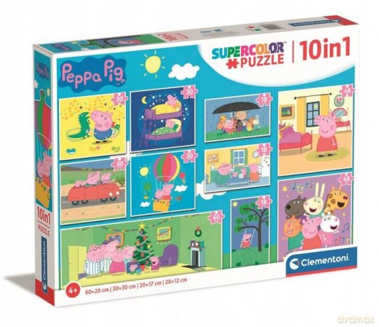 CLEMENTONI 10w1 Super Kolor DC Comics [PUZZLE]