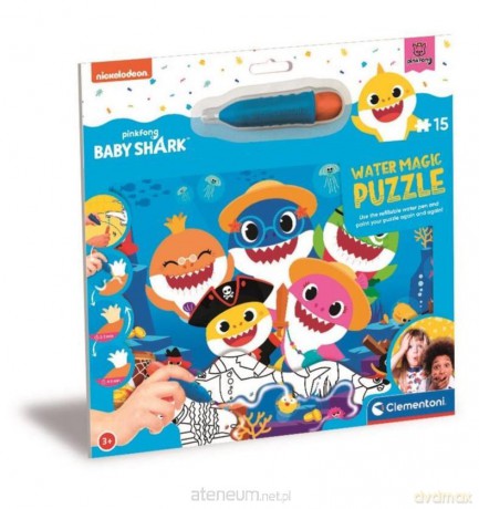 CLEMENTONI 15 el. Water Magic Baby Shark [PUZZLE]