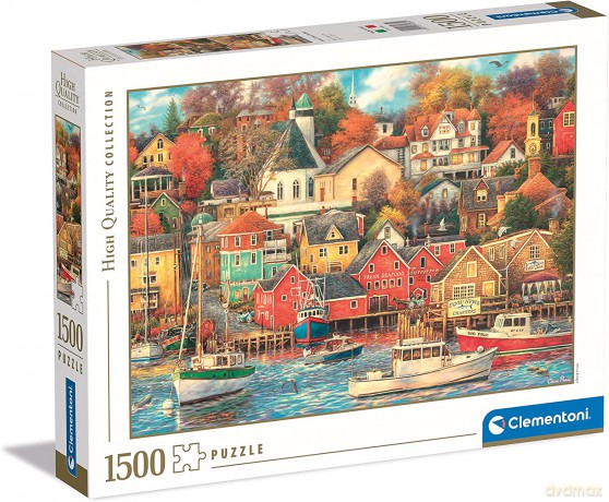 CLEMENTONI 1500 el. HQ Good Times Harbor [PUZZLE]