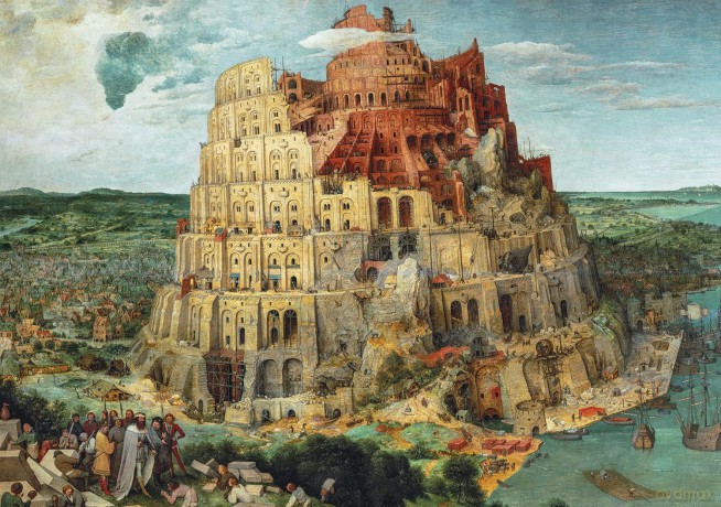 CLEMENTONI 1500 el. The Tower of Babel [PUZZLE]