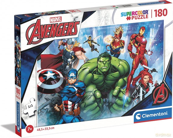 CLEMENTONI 180 el. Super Kolor The Avengers [PUZZLE]