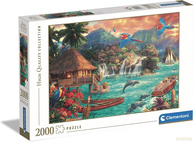 CLEMENTONI 2000 el. HQ Island Life [PUZZLE]