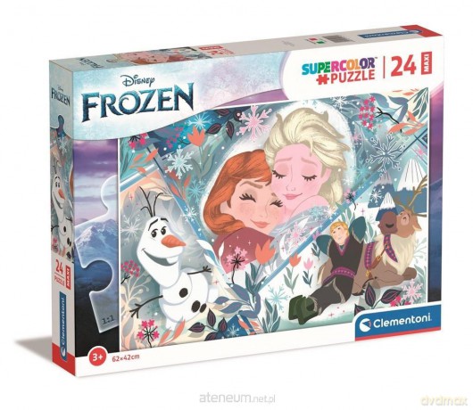 CLEMENTONI 24 el. Maxi Super Kolor Frozen 2 [PUZZLE]