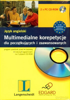 Język Angielski Multimedialne Korepetycje Dla Początkujących I Zaawansowanych (twarda) [KSIĄŻKA]+[CD]