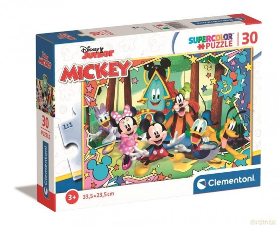 CLEMENTONI 30 el. Super Kolor Mickey [PUZZLE]