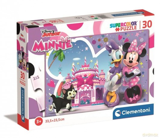 CLEMENTONI 30 el. Super Kolor Minnie [PUZZLE]