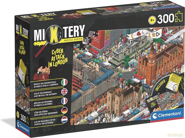 CLEMENTONI 300 el. Mixtery Hacking Attack in London [PUZZLE]