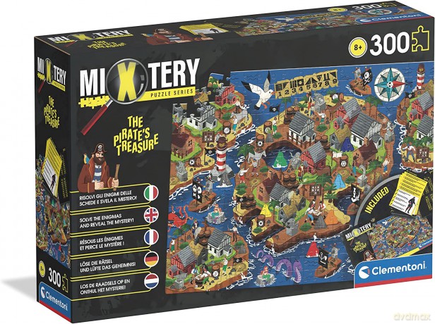 CLEMENTONI 300 el. Mixtery The Pirate's Treasure [PUZZLE]