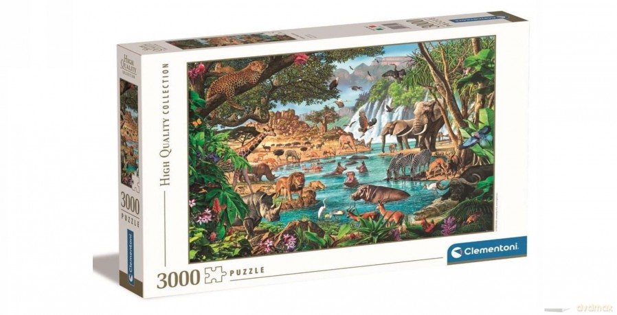 CLEMENTONI 3000 el. HQ African Waterhole [PUZZLE]