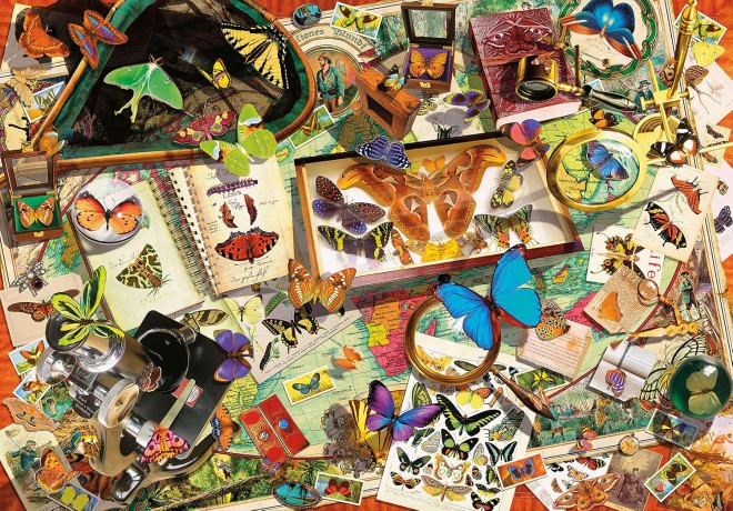 CLEMENTONI 500 el. HQ The Butterfly Collector [PUZZLE]