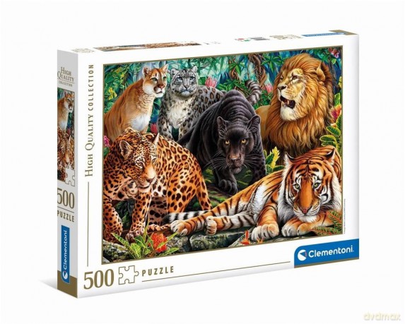 CLEMENTONI 500 el. HQ Wild Cats [PUZZLE]