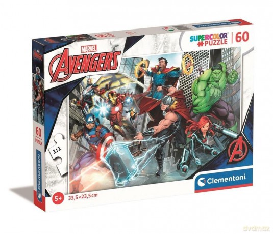 CLEMENTONI 60 el. Super Kolor Avangers [PUZZLE]