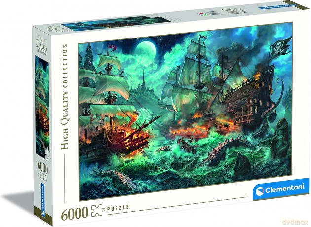CLEMENTONI 6000 el. HQ Pirates Battle [PUZZLE]