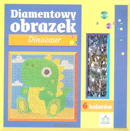 Diamentowy obrazek. Dinozaur