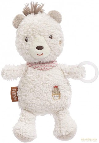 Grzechotka z uchwytem do smoczka Miś Luis 21 cm