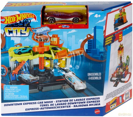 Hot Wheels City mały zestaw z autkiem HDR27