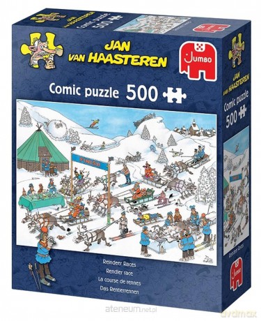 JUMBO 500 el. Jan Van Haasteren Wyścigi reniferów [PUZZLE]