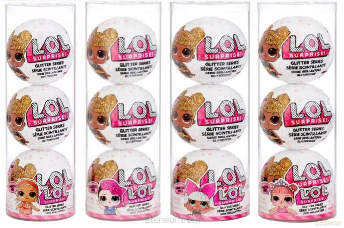 LOL Surprise Glitter 3-pack Doll Asst (4 szt)