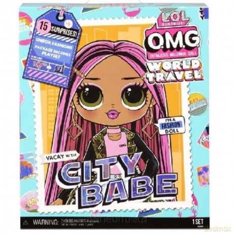 LOL Surprise OMG Travel Doll City Babe