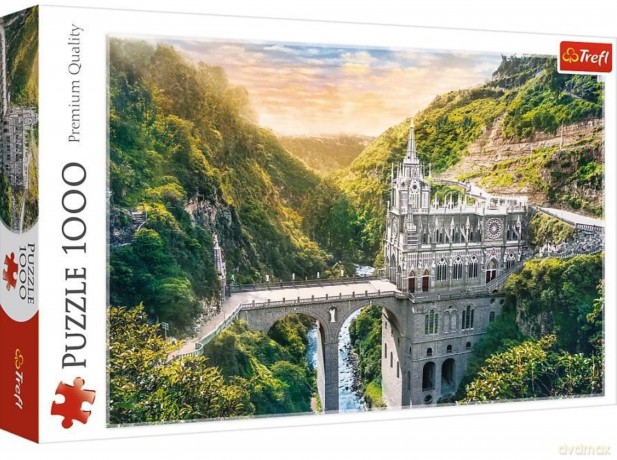 TREFL 1000 el. Sanktuarium Las Lajas, Kolumbia [PUZZLE]