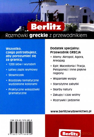 Berlitz Rozmówki Greckie Z Przewodnikiem [KSIĄŻKA]