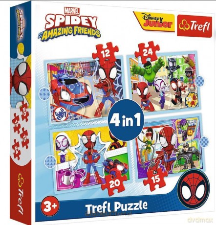 TREFL 4w1 Ekipa Spidey'a [PUZZLE]