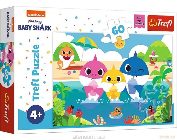 TREFL 60 el. Rodzina rekinów na wakacjach [PUZZLE]