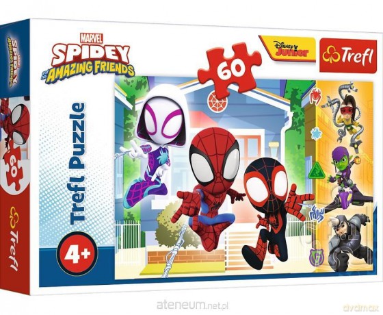 TREFL 60 el. W świecie Spidey'a [PUZZLE]