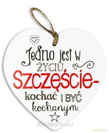 Zawieszka Serce 16-Szczęście