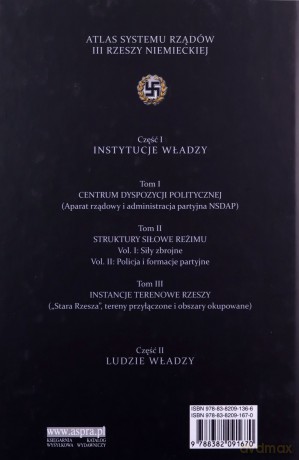 Atlas systemu rządów III Rzeszy Niemieckiej (Tom 2) Część 1 [KSIĄŻKA]