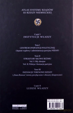 Atlas systemu rządów III Rzeszy Niemieckiej (Tom 2) Część 2 [KSIĄŻKA]