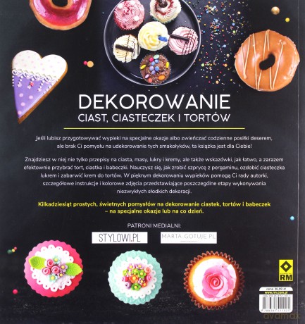 Dekorowanie ciast ciasteczek i tortów - Annie Rigg [KSIĄŻKA]