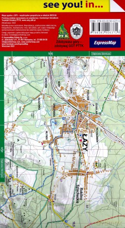 Jura Krakowsko-Częstochowska mapa turystyczna 1:50 000
