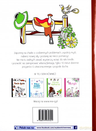 Kolorowanki dla dorosłych Konie [KSIĄŻKA]