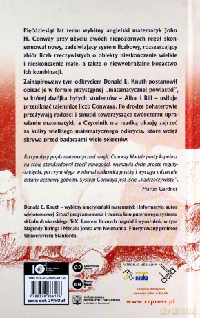 Liczby nadrzeczywiste - Donald E. Knuth [KSIĄŻKA]