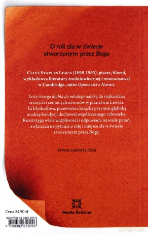 Listy starego diabła do młodego 2022 - Clive Staples Lewis [KSIĄŻKA]