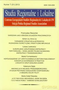 Studia Regionalne i Lokalne 1 (51) 2013 [KSIĄŻKA]