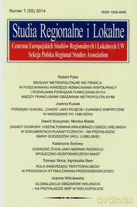 Studia Regionalne i Lokalne 1 (55) 2014 [KSIĄŻKA]
