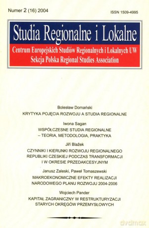 Studia regionalne i lokalne 2/2004 [KSIĄŻKA]