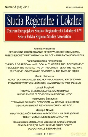 Studia Regionalne i Lokalne 3 (53) 2013 [KSIĄŻKA]