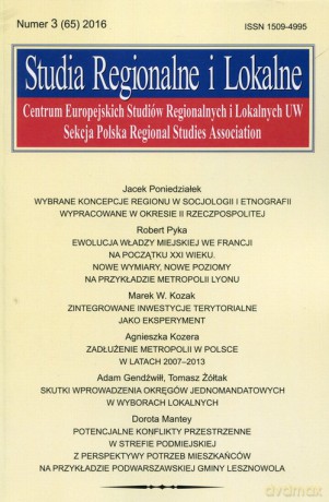 Studia Regionalne i Lokalne 3/2016 [KSIĄŻKA]