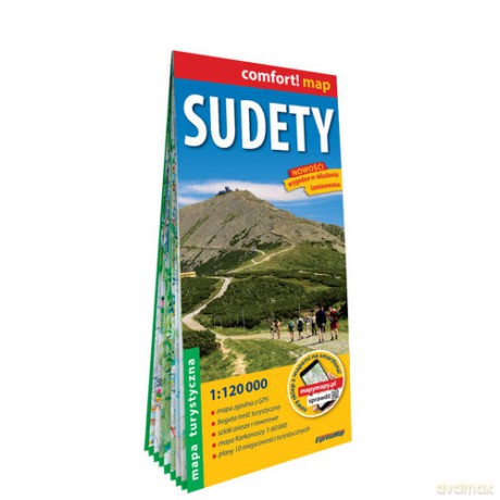 Sudety mapa turystyczna 1:120 000