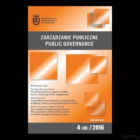 Zarządzanie Publiczne 4(38) 2016 [KSIĄŻKA]