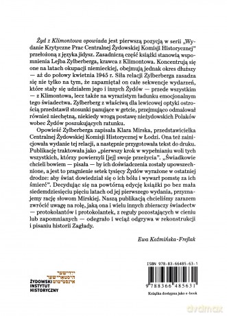Żyd z Klimontowa opowiada - Lejb Zylberberg [KSIĄŻKA]
