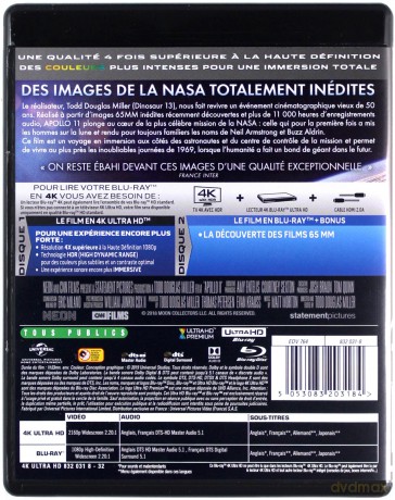 Apollo 11 [Blu-Ray 4K]+[Blu-Ray]