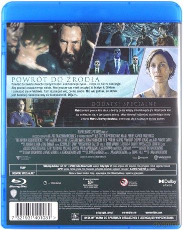 Matrix Zmartwychwstania [Blu-Ray]