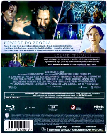Matrix Zmartwychwstania (steelbook) [Blu-Ray]