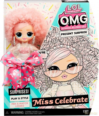 L.O.L. Surprise OMG Birthday Doll- Miss Celebrate