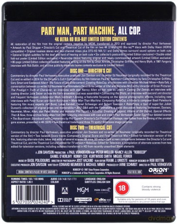 RoboCop (Limited) [2xBlu-Ray 4K]